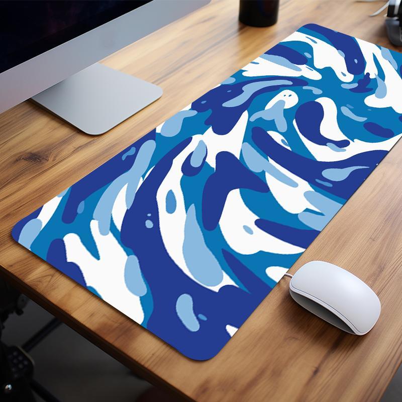 Camouflage Pattern Mouse Pad, 1 Piece Abstract Art Gaming Mouse Pad, Non-slip Mousepad for Gaming Laptop Computer Desktop Office Home Desk Accessories