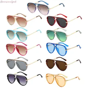 Retro Aviator Sunglasses 11-Pack for Men & Women, Trendy Metal Frames with Gradient Lenses, Lightweight for Driving & Daily Outfits, Trendy Frames Sunglasses