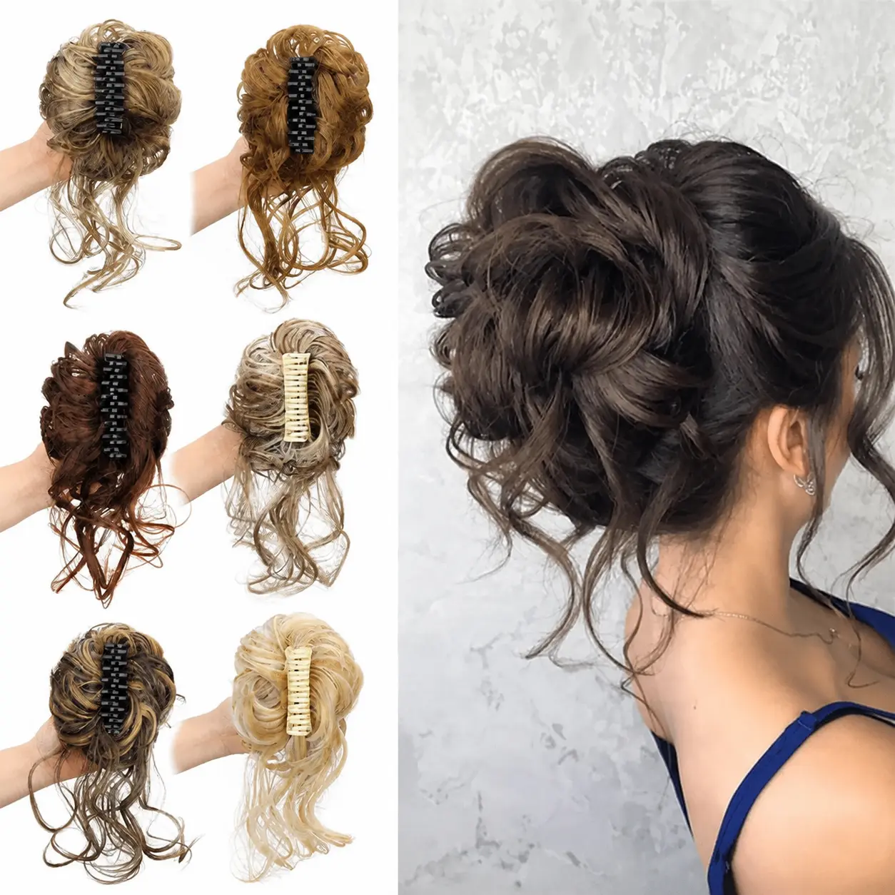 Large Serrated Claw Clip - Built-In Anti-Slip Texture, Lightweight Hollow-Core Design, Matte Natural Fiber Finish, Sweat-Resistant, Secure Pressure-Free Hold for Thick, Curly, Layered or Wispy Hair, Comfortable for Daily Wear Hair Accessories