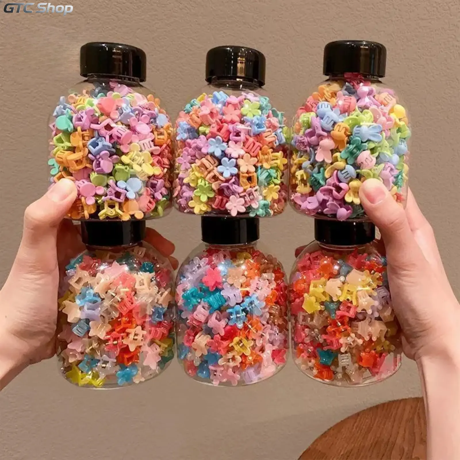 50Pcs Cute Princess Mini Hair Barrettes, Gentle No‑Hurt Small Hair Claws, Fashion Hair Accessories, Ideal for Daily Hairstyle Styling, Party Dress‑Up and Holiday Gift Giving