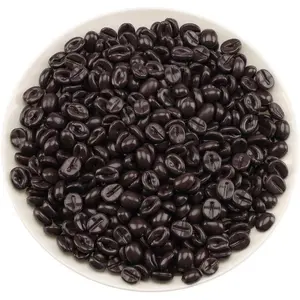 100g Realistic Artificial Fake Coffee Beans Simulation Food Model for Home Kitchen Table Cabinet Shop Market Food Display Decoration