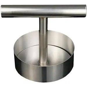 Burger Press, Stainless Steel Hamburger Press Patty Maker, Hamburger Press, Manual Meat Pie Press Mould Beef and Vegetables, Ideal BBQ