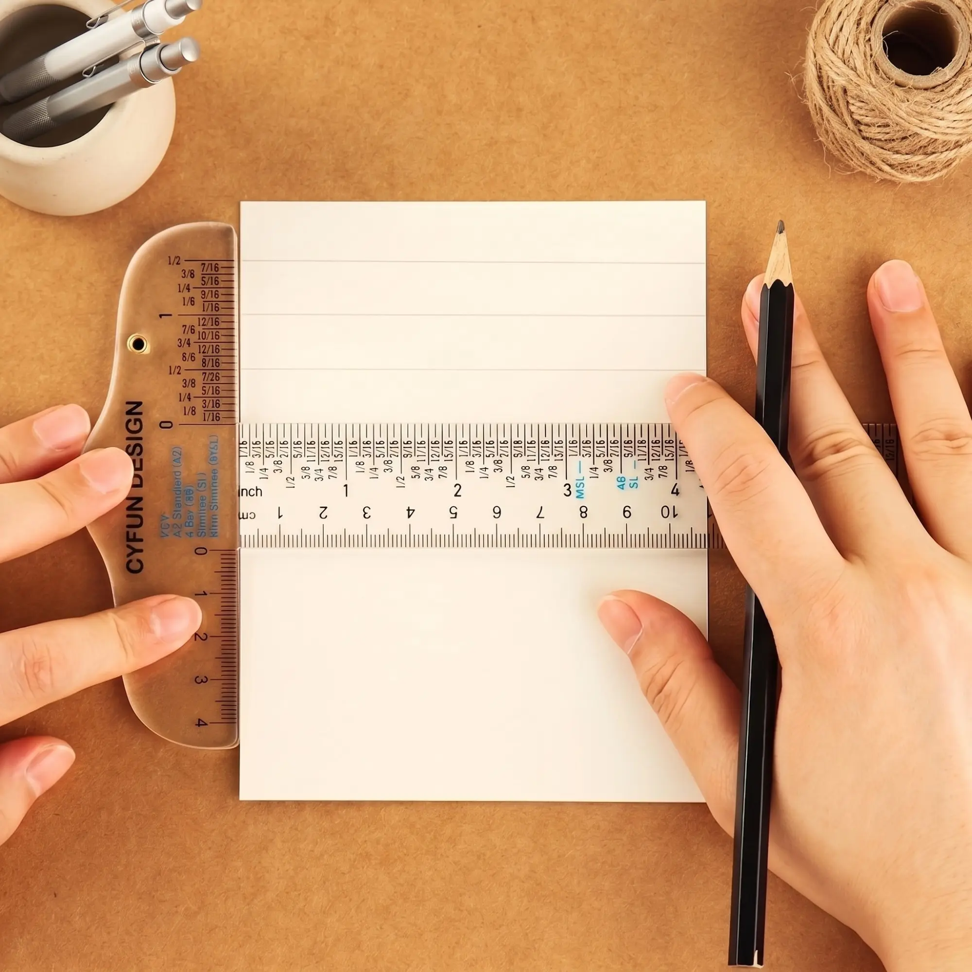 6" Or 12" Clear Acrylic T-Square Ruler For Easy Reference While Crafting Drafting Tools Must-have T-Square Ruler To Get Things Straight On Paper Cards