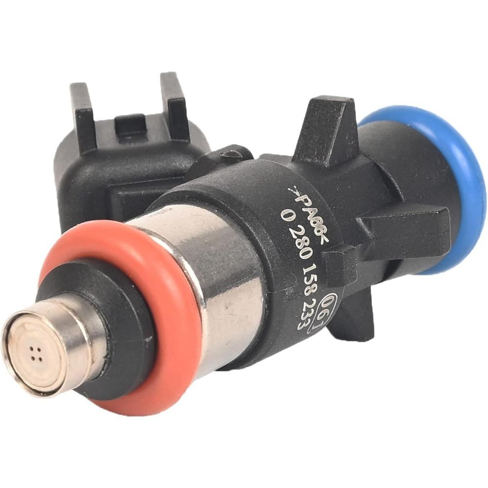 STANDARD GOODS Fuel Injectors 0280158233 Compatible With 2011-2017 Chrysler 200,300 Dodge Challenger,Charger Jeep Grand Cherokee,Wrangler Ram 1500,2500,3500 3.6L Replaces 05184085AC 4 Holes