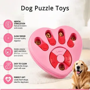 Dog Treat Dispensing Toy For Mental Stimulation Slow Feeding Interactive Dog Puzzle Toy Small Medium Dogs Training Game