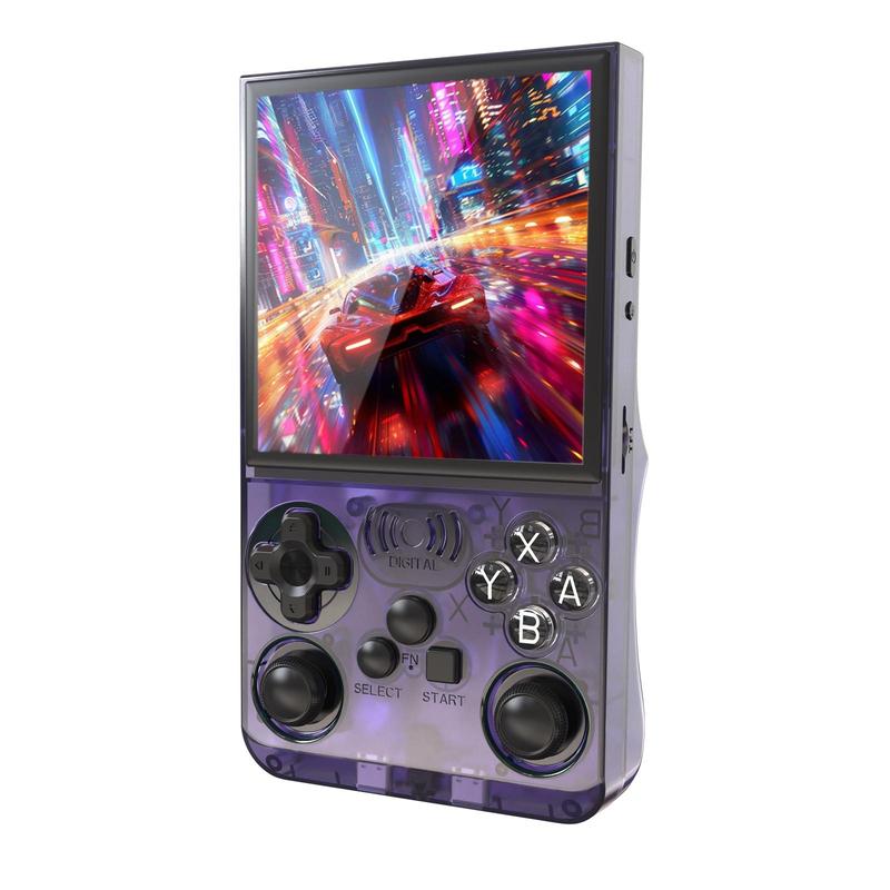 GAMINJA Upgraded ANS13 Open-source Handheld Game Console Linux System 4-inch IPS High-definition Screen Gaming Handheld Portable Retro and Handheld Device Comes with Over 15,000 Games and 20+ Emulators