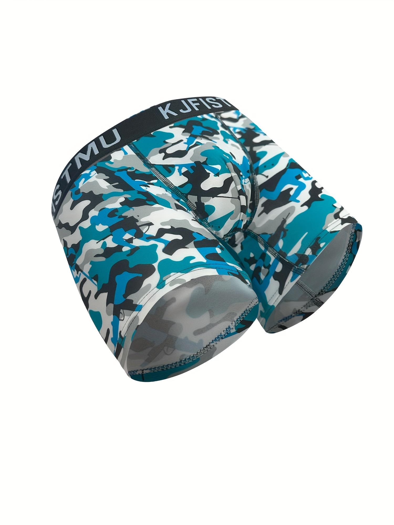 KJFISTMU 16-piece Men's Boxer Briefs Set Elastic Boxer Briefs with Bold Pattern Prints (Tie-Dye, Floral, Faces) - Shrink-Resistant Underwear - Suitable for Daily and Special Occasions - Great Value Pack, Vibrant Patterns, High-Elastic Fabric Mixed Color