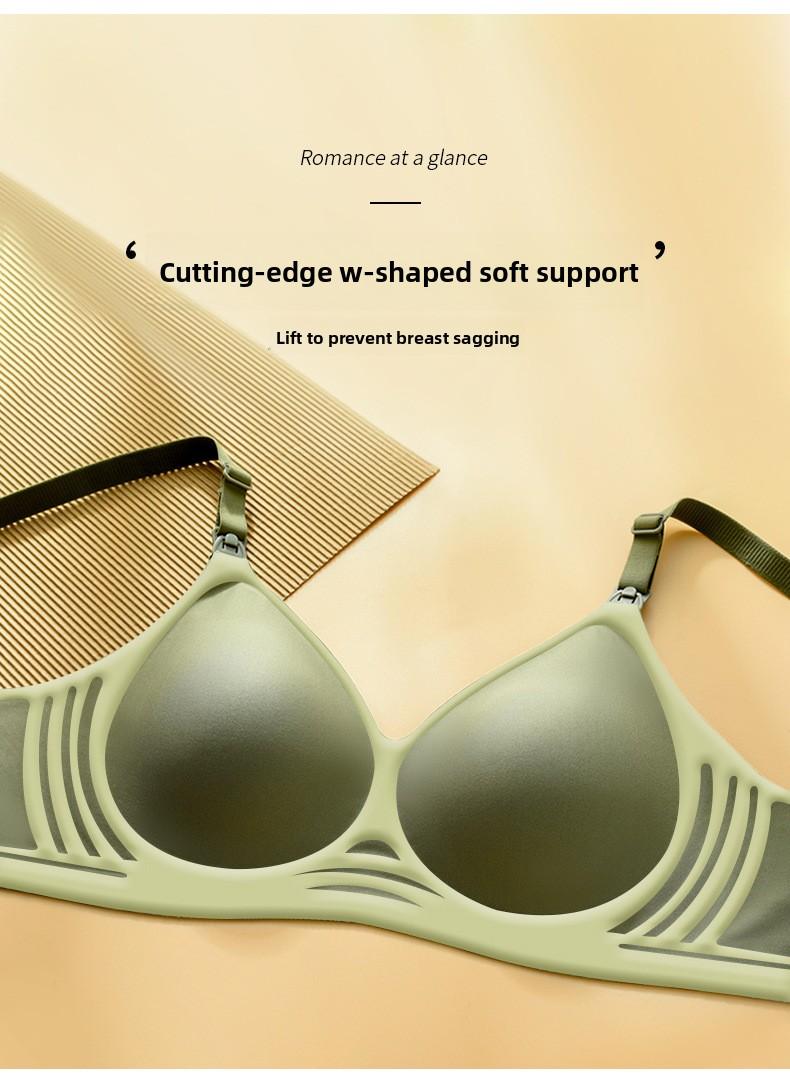 Seamless Nursing Bra for Pregnancy   Ultra Soft Latex, No Underwire, No Marks