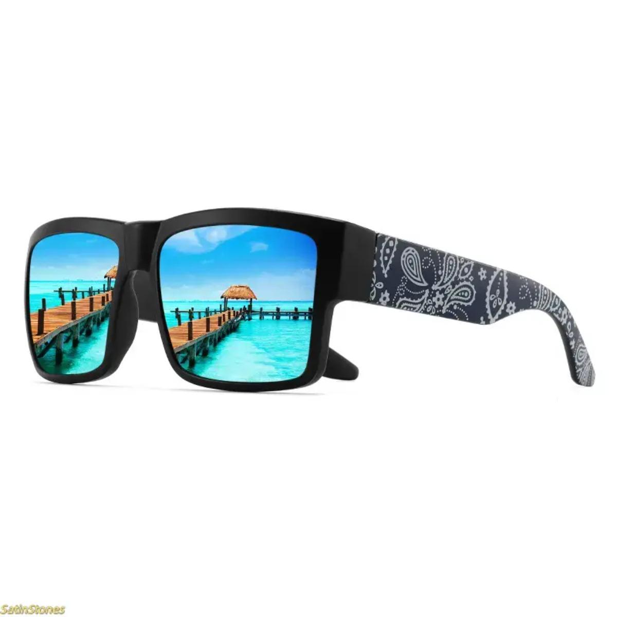 Stylish Retro Square Polarized Sunglasses — Unisex Luxury Designer Style, Men's Shades, Ideal for Driving & Fishing, UV400 UV Protection Eyewear