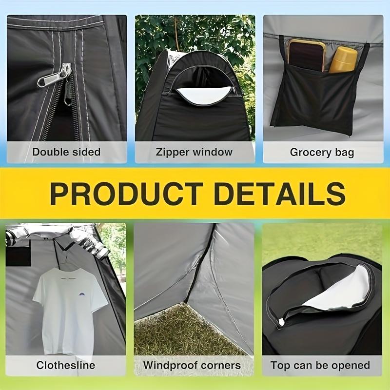 Pop-up shower tent, privacy awning, outdoor beach changing tent, temporary toilet travel equipment