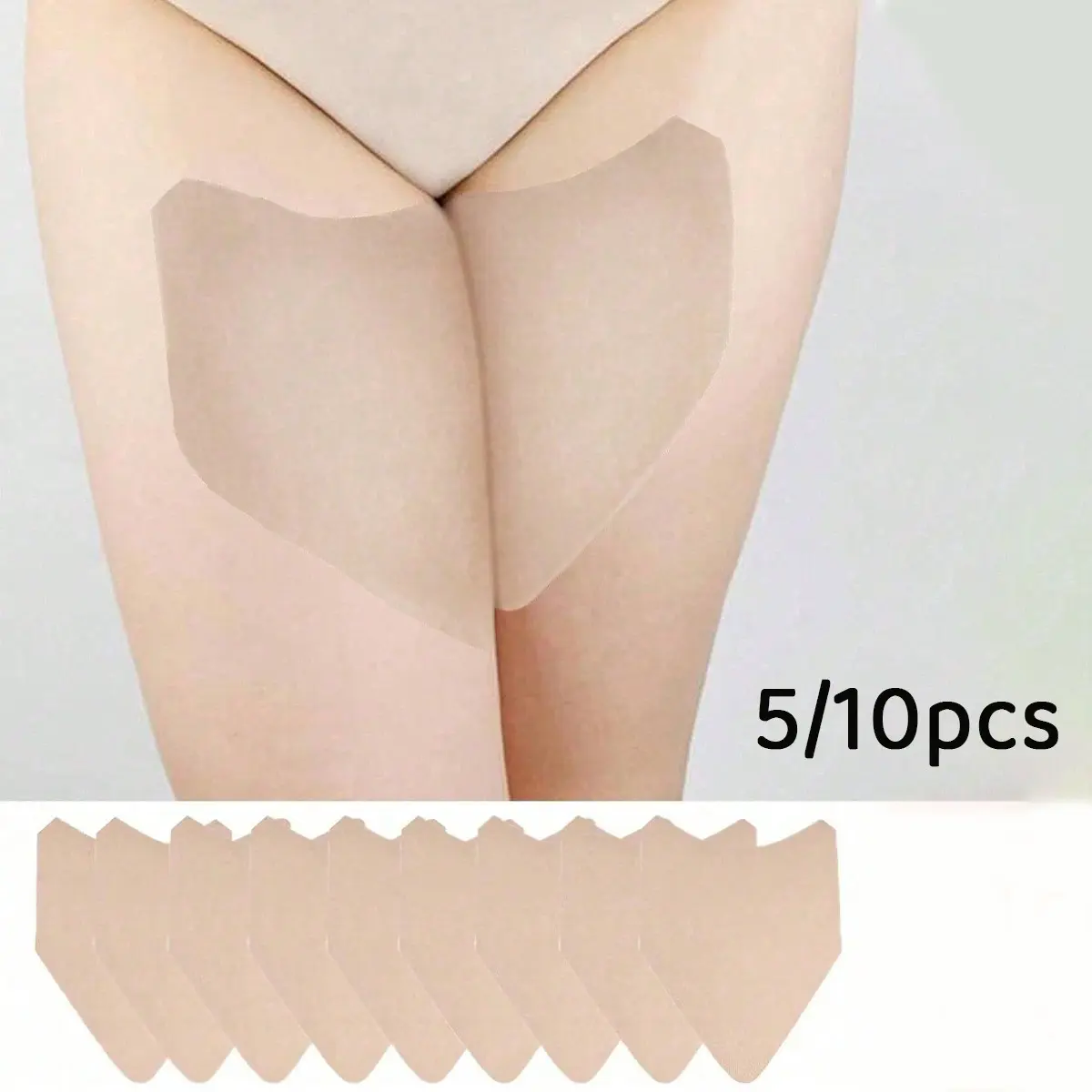 5/10 Pack Anti-Abrasion Chafing Stickers for Inner Thighs, Invisible Protective Patches, Comfortable Summer Wear for Men and Women