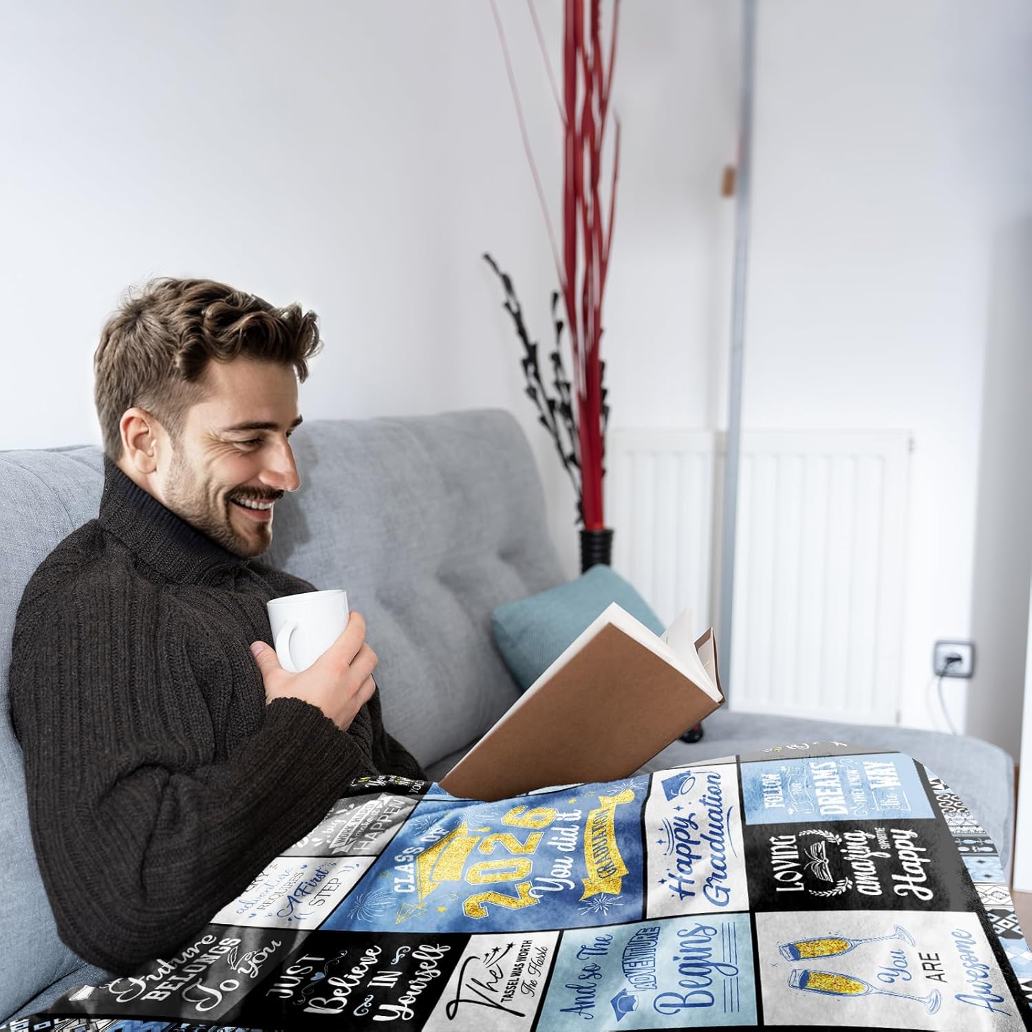 Graduation Gifts, Graduations Gifts for Him Her, Graduation Blankets Class of 2026, College Graduation's Gift, Graduation Decoration's 2026, Graduations Blanket