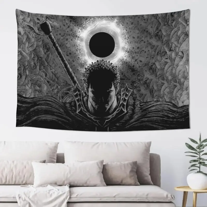 Heqqred Anime Berserk Tapestry Wall Hanging Home Decoration Wall Blanket Dormitory Living Room Bedroom Backdrop Poster(60x40inch) Cotton summerwins