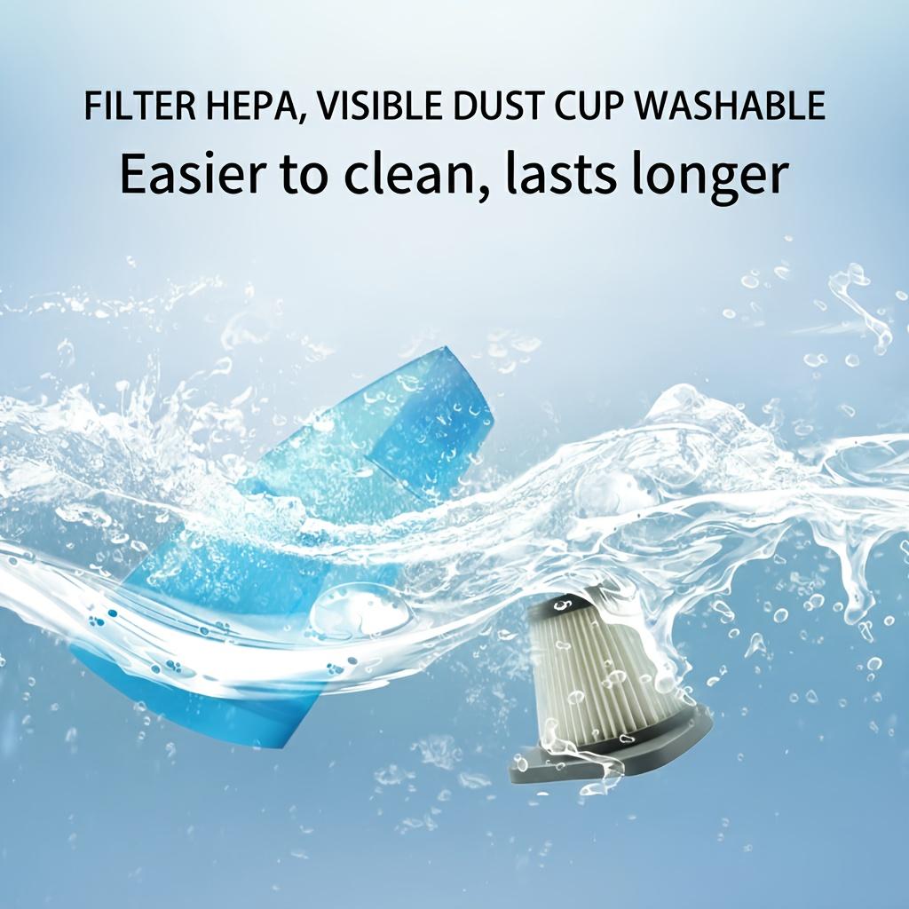 500W Corded Stick Vacuum Cleaner Gift 9 Accessories, 15KPa Powerful Suction 2-in-1 Lightweight Handheld Vacuum with HEPA Filter, Quiet Portable Dust Buster for Hard Floor, Carpet, Pet Hair, Sofa & Dorm, Blue