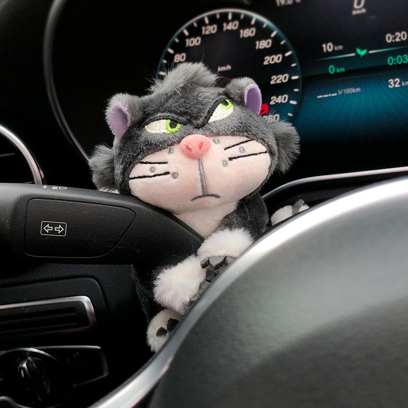 Cute Cat Design Car Interior Decoration, Car Center Console Decoration, Car Interior Ornament, Car Accessories for Women & Girls, Girly Car Accessories, Car Interior Accessory, Car Interior Decorative