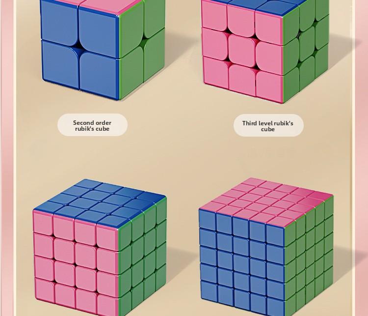 Morandi macaron, third-order Rubik's Cube toy, class boredom, artifact, Internet celebrity pyramid 245, puzzle early education