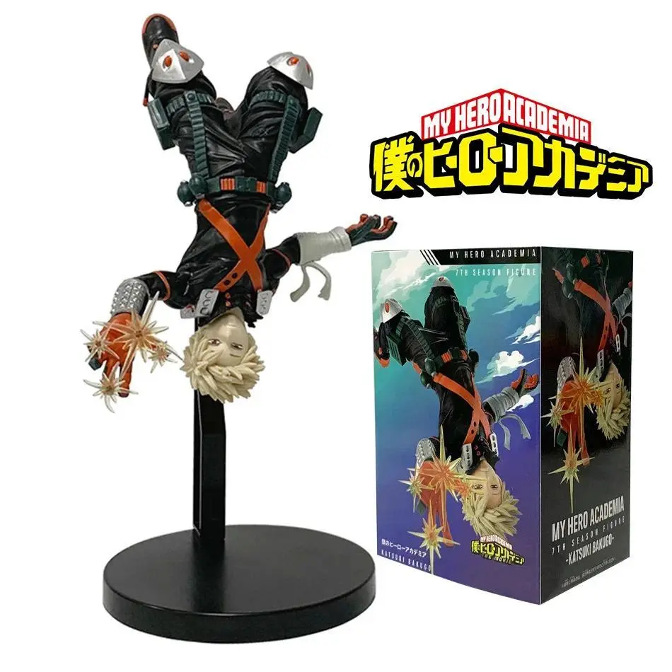 My Hero Academia Anime Peripheral Hero 22cm Bakugou Katsuki Action Figure PVC Model Decor Collectible Cartoon Toy Christmas Gift