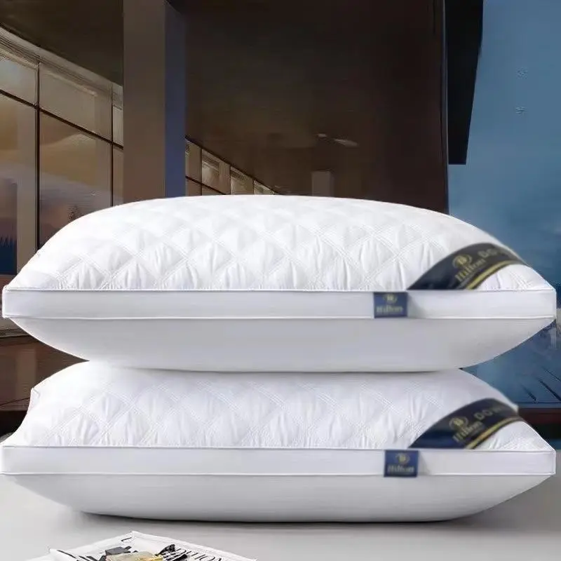 1/2pcs High-Quality Sleep Pillow Designed to Prevent Sagging and Provide Neck Support. Soft, Comfortable & Machine Washable - Perfect for Home, Bedroom or Hotel Use – An Ideal Gift All Year Round