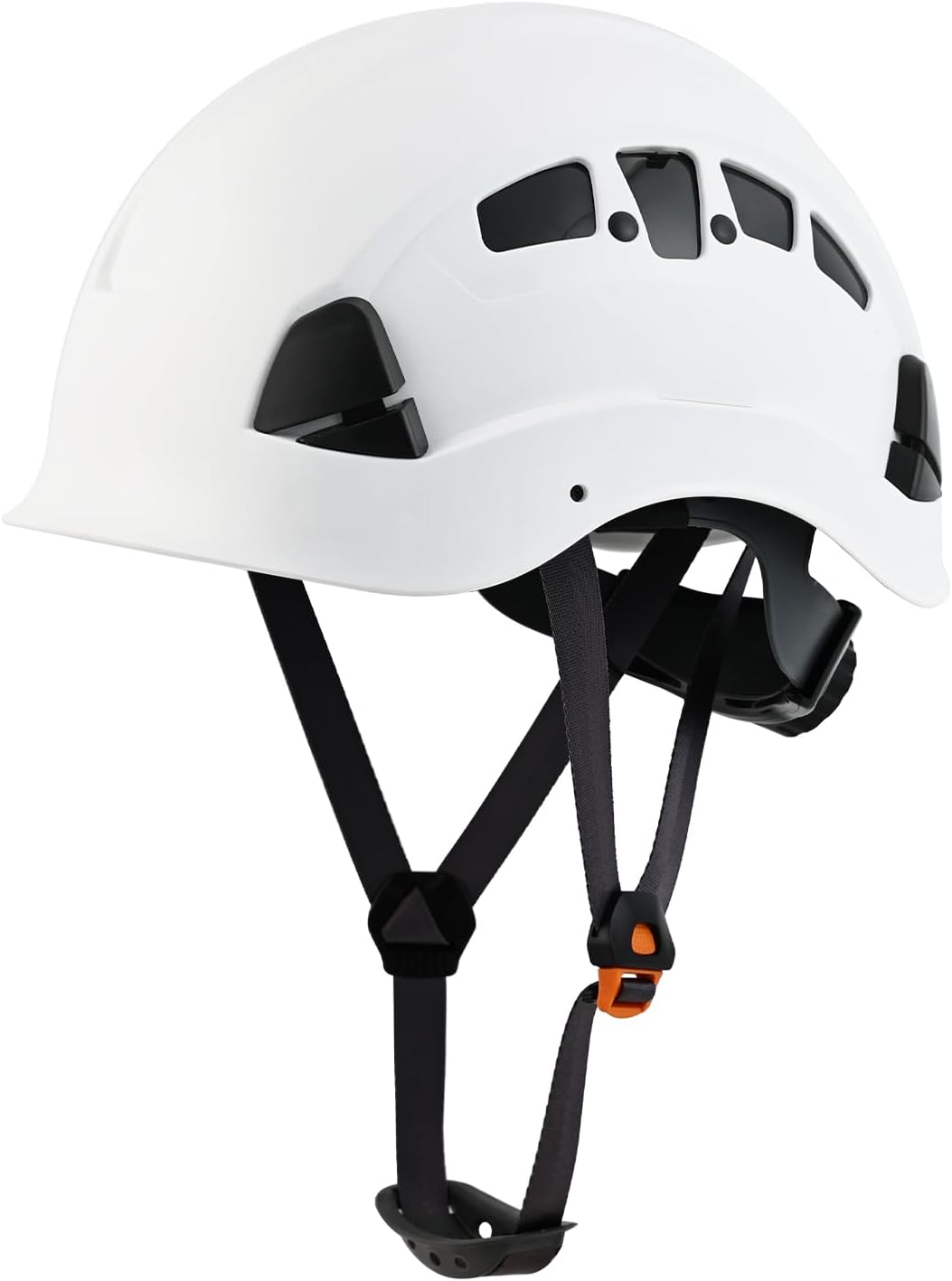 Hard Hat, Vented Safety Hardhats, Cascos De Construccion, 6-Point Suspension Adjustable Forestry Arborist Work Helmet for Men Women, Construction Climbing Protective Headgear