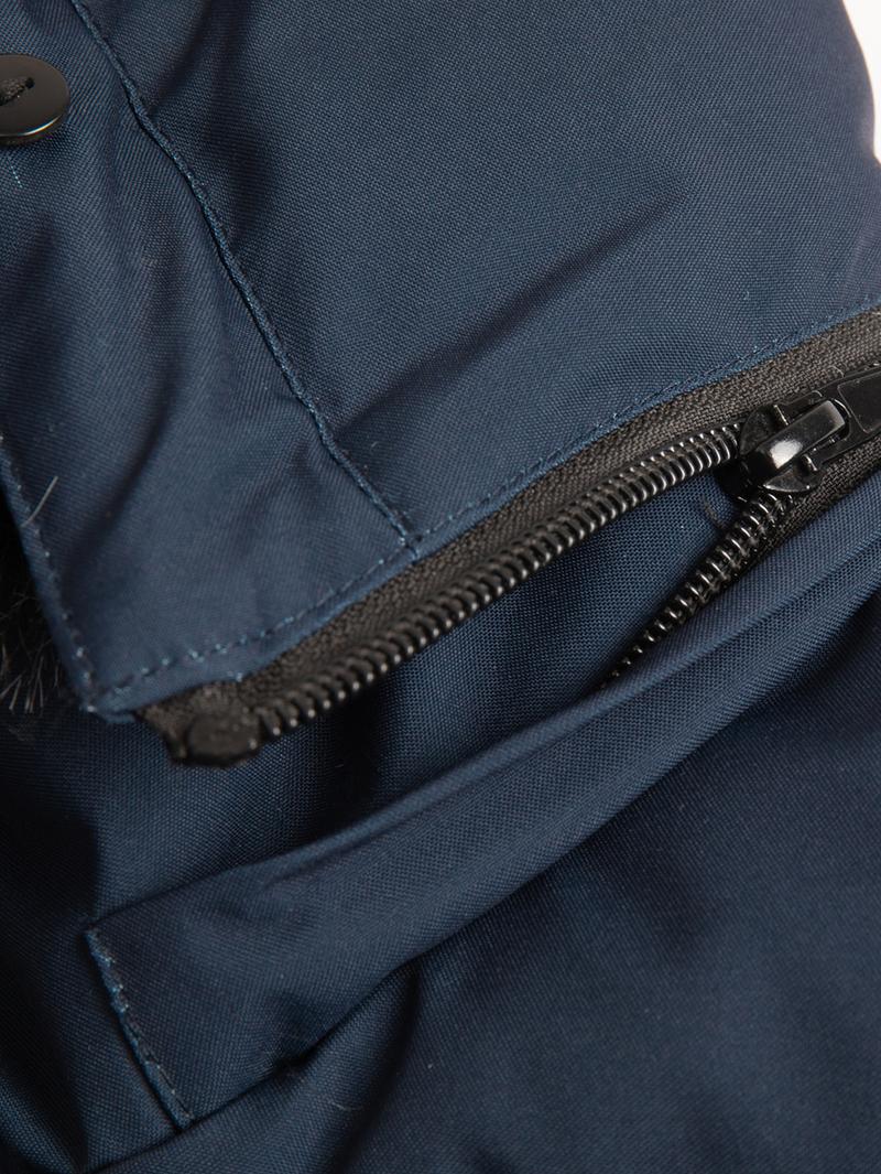 Men's Heavy-Duty Winter Coat with Detachable Fur-Like Hood & Collar - Long Jacket, Large Pockets, -Filled Cold-Weather Outerwear for Skiing, Commuting - Hand Washable (No-Stretch)