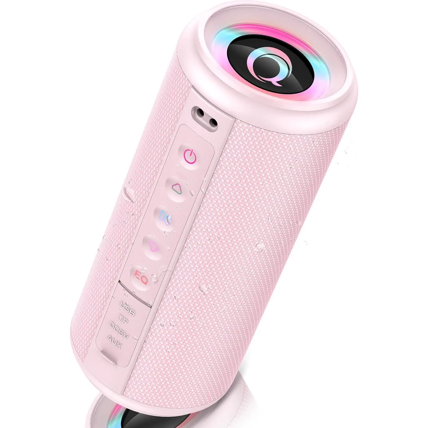 Portable  Speaker, 2026  5.4  Speaker with 20W  Loud Stereo Sound, 20H Playtime, LED Lights, IP7, TWS Pairing, -in Mic, for Outdoor, , Beach, Party, ,