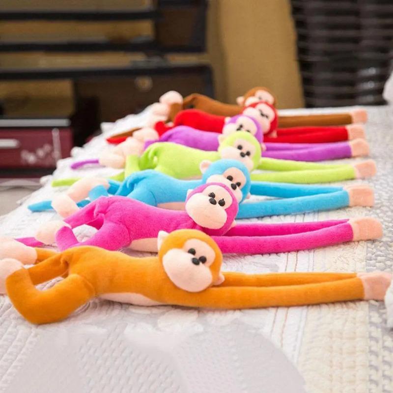 Cute Monkey Plush Doll 6-Color Soft Plush Toy Home Decoration Gift 60cm