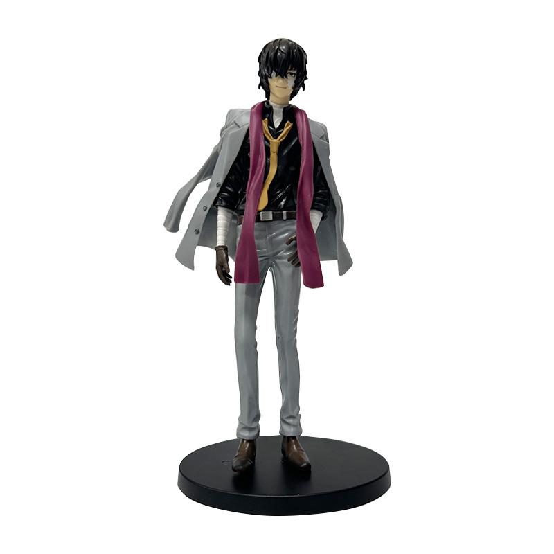 Anime BUNGO STRAY DOGS Dazai Osamu Figures Figure PVC Action Figure Model Collectible Japanese Dolls Desk Decorations Gift 23cm
