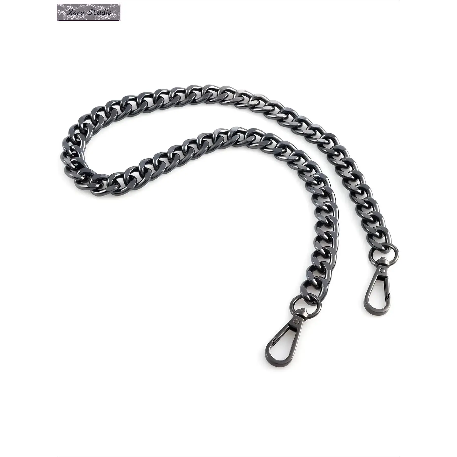Metal Purse Chain Strap Replacement, Lightweight Aluminum Handbag Chain, Old Money Bag Accessory, Detachable DIY Bag Strap for Shoulder Bag, Crossbody, Tote, Designer-Inspired Everyday Upgrade