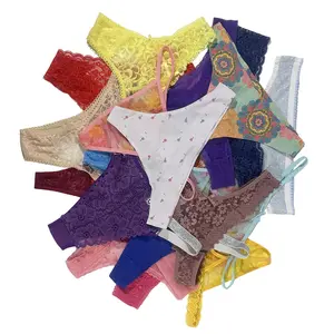 Women Random Blind Multipack Sexy Thong G-String Tangas Mixed Color Printed Underwear