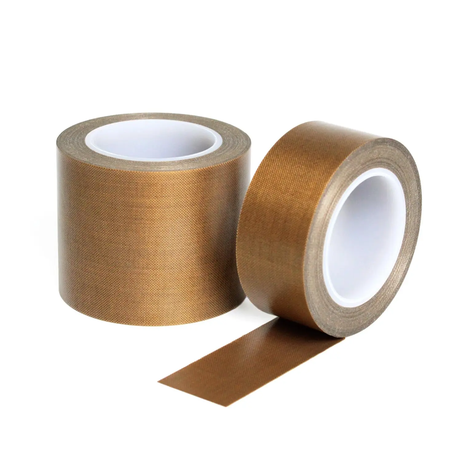 High-Temperature Teflon Fabric Tape, 1"×33 ft ,2"×33 ft PTFE Tape for Vacuum Sealer Machine, Hand Impulse Sealers Insulation PTFE Coated Fiberglass Adhesive Tape , Heat Resistant, Durable
