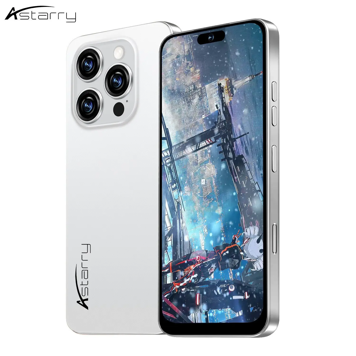 Astarry-6.93-Inch 16 Pro Max Smartphone, 4g Network, 4100mah Battery, 4GB+64GB Storage, Dual Sim, Android System, Octa-Core Processor, Android Mobile Phone