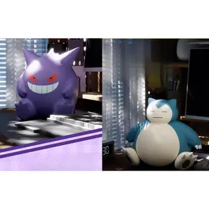 Pokémon Sitting-Pose Tap-Control Night Light (Snorlax & Gengar Series) – New Sealed