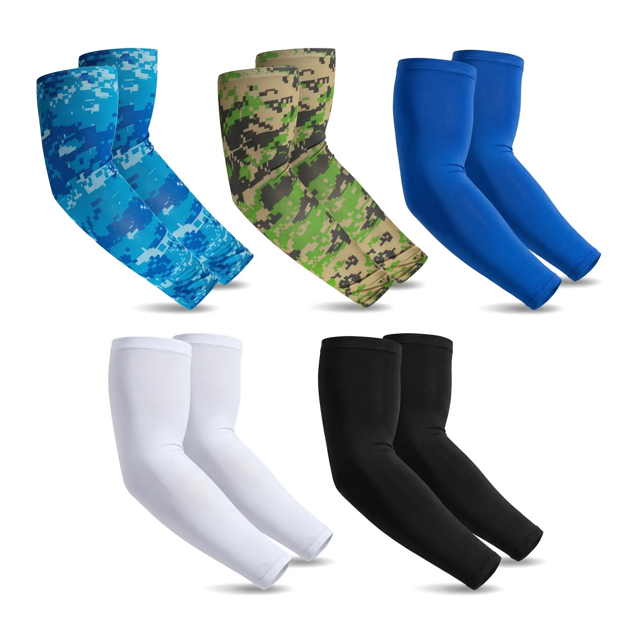 Ice Silk Cooling Arm Sleeves with UV Sun Protection - Unisex Breathable Sleeves for Biking, Fishing, and Beach Use - Customizable in Solid & Pattern Designs, Photography, Outdoor Sport