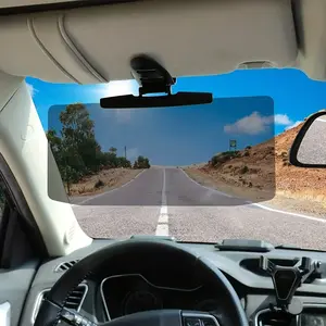 HD Anti-Glare Car Sun Visor Extender, UV400 Protection Windshield Sunshade Glare Blocker for Day & Night Driving Safety