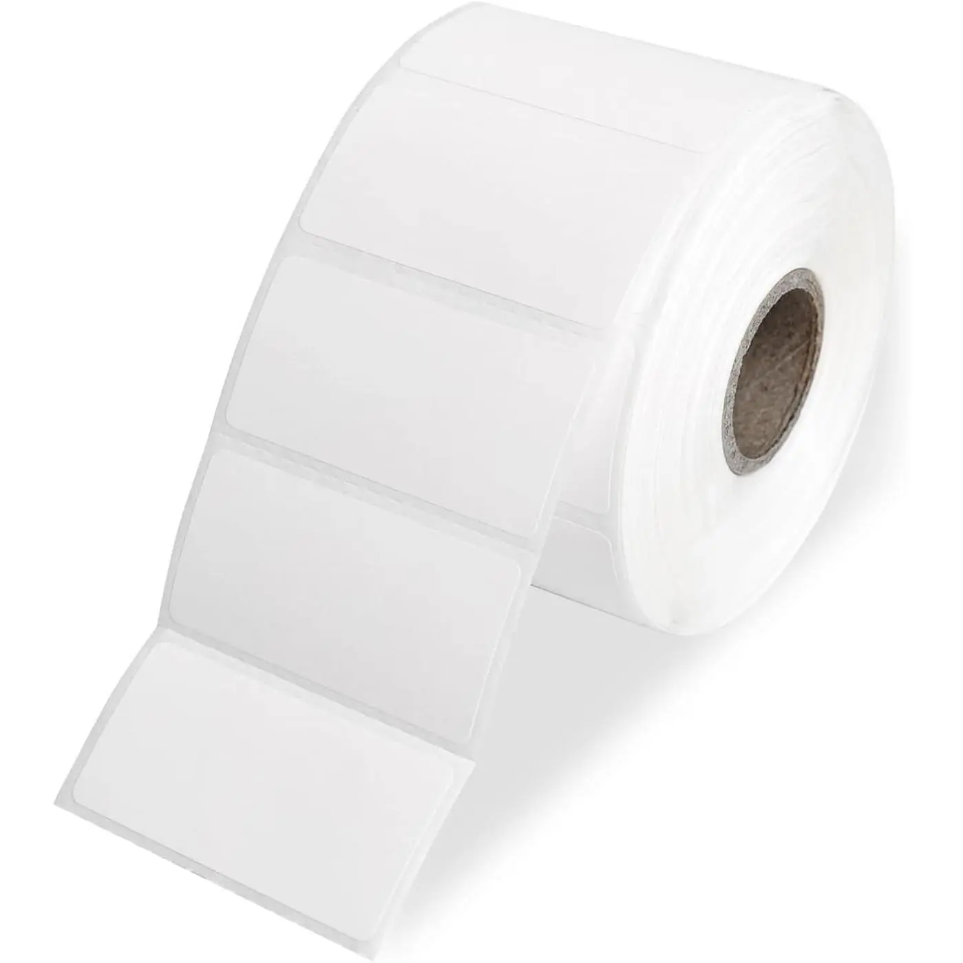 1×2 Inch White Removable Thermal Labels,Waterproof Thermal Label,800 Sheets per Roll with Perforated Lines