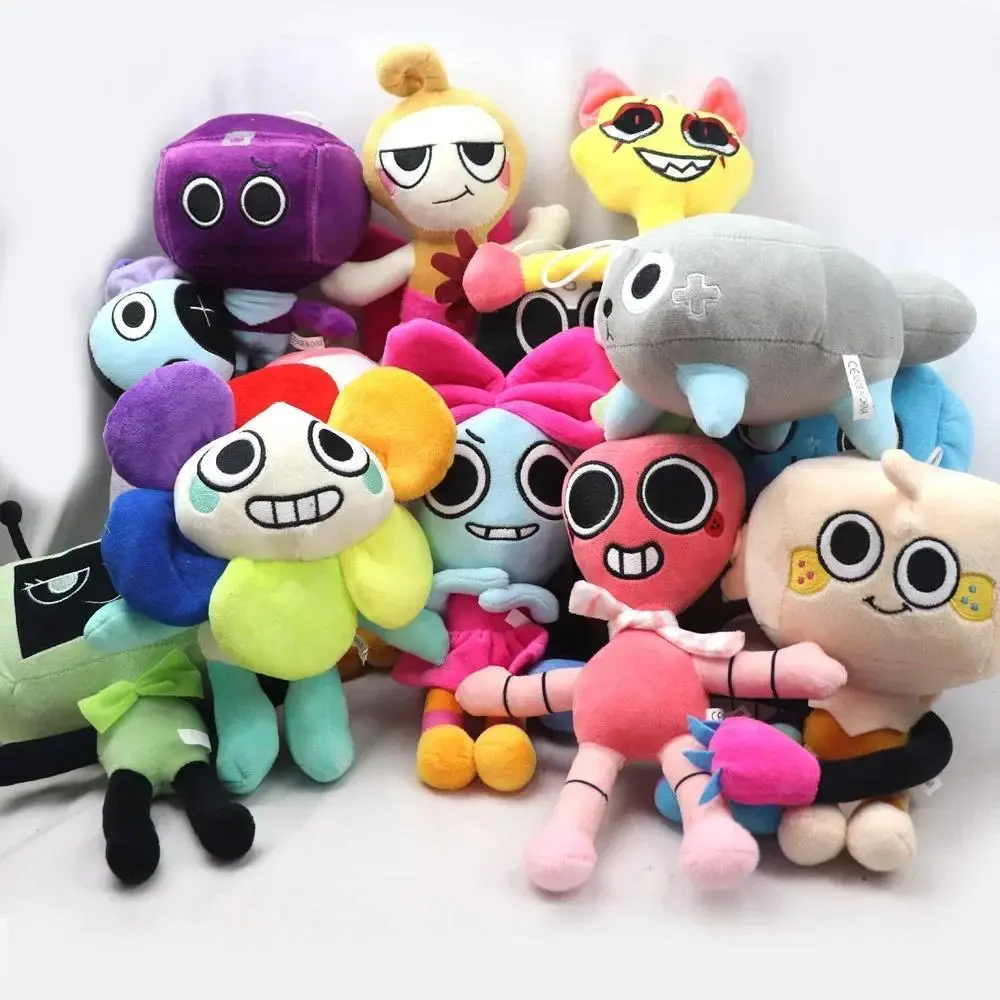 Dandy's World 32 Styles Cute World Ragdoll Filled Horror Game Small Stone Plush Toy Soft Pillow Doll Children's Gift Doll Children's Gift
