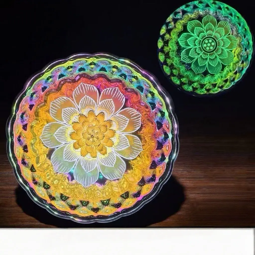 Handmade Night Glow Lotus Tea Cup, Jian Kiln Jian Zhan, Unique Handcrafted Design, Perfect for Tea Lovers, Elegant and Functional