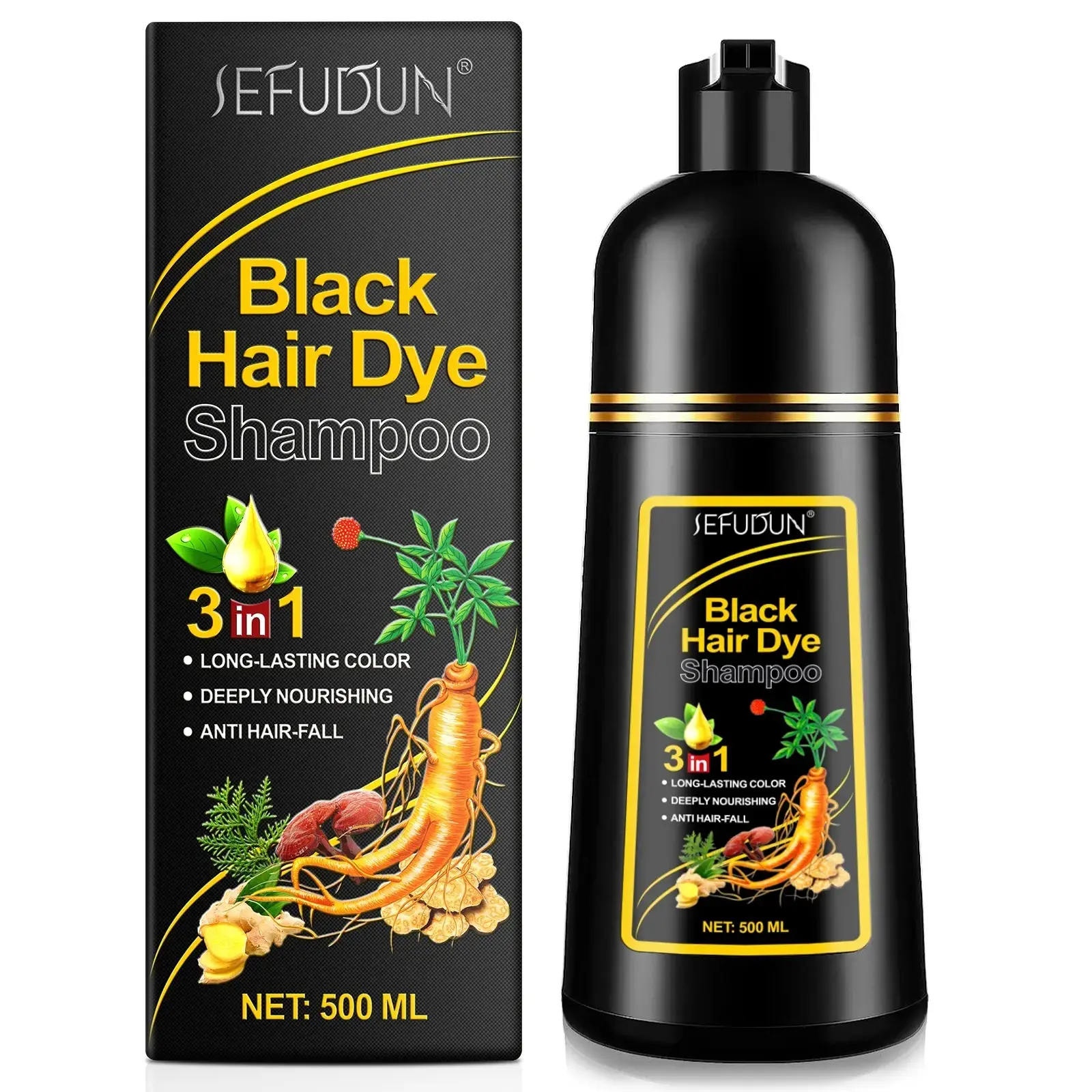 SEFUDUN 3-In-1 Premium Shampoo, Haircare Shampoo Cleanser, Gentle hair cleansing, professional formula, for home use as well as beauty salons, Daily Gentle Haircare #GLOBAL PICKS
