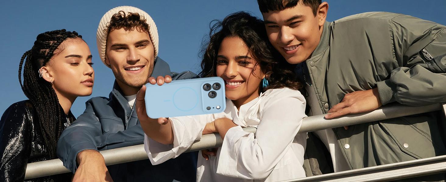 Miracase Magnetic for iPhone 17 Pro Max Case, Compatible with MagSafe, Integrated Silicone Camera Control Cover, 3.0mm Thicken Shockproof Drop Protection Phone Case for 17 ProMax, Clove Purple