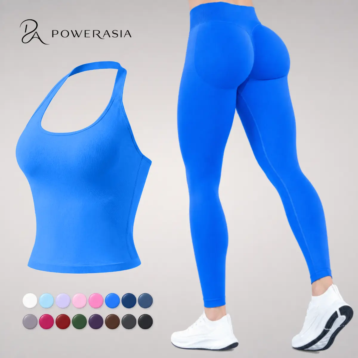 Impact Leggings Hidden Scrunch Butt Lifting Leggings for Women Tummy Control Yoga Pants High-mid Waisted Workout Seamless Gym Workout Tights