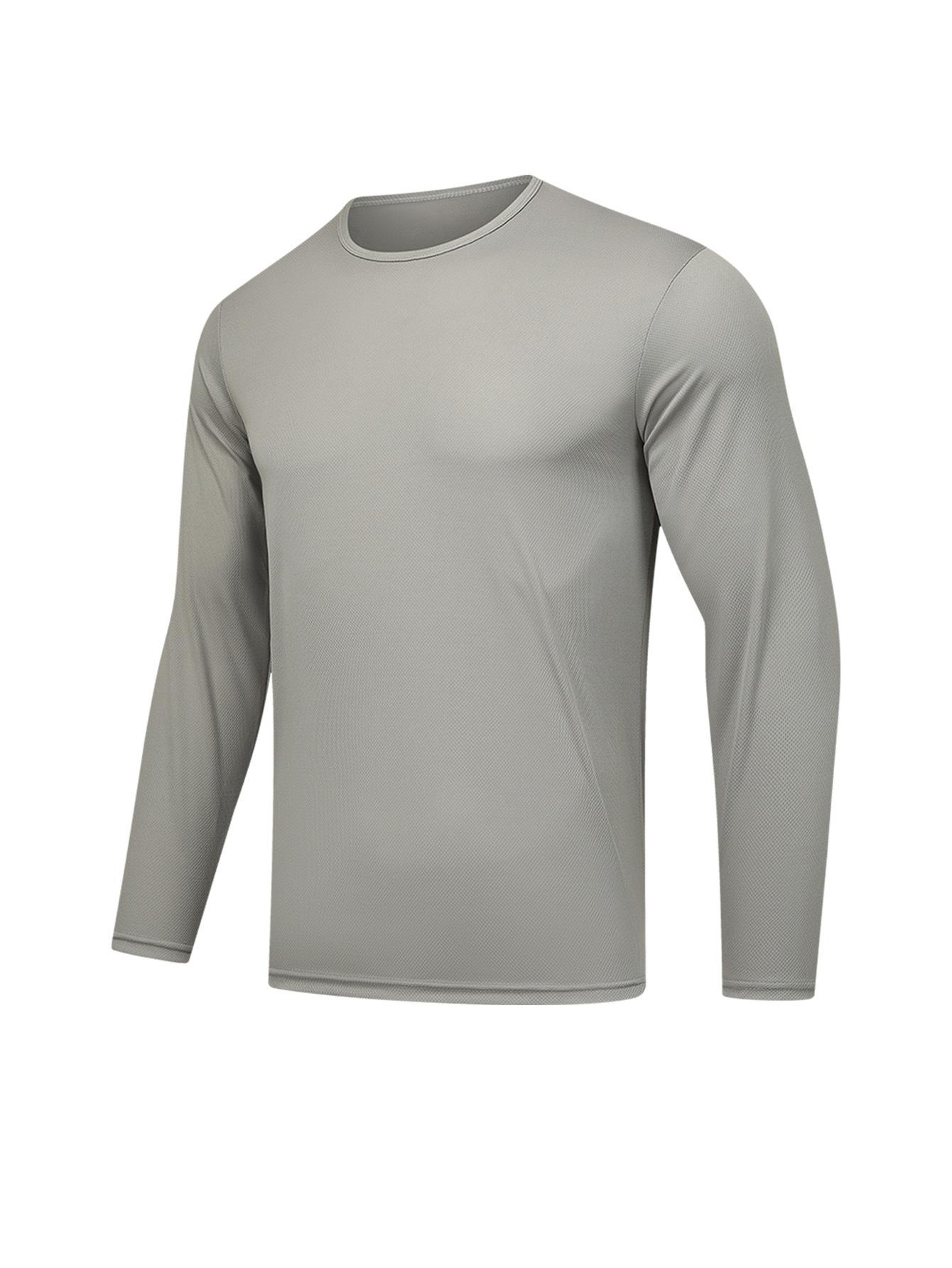 6-Pack Men's Quick-Dry Athletic Casual Long-Sleeve T-Shirts for Outdoor Fitness Running & Training Wholesale in Assorted Colors