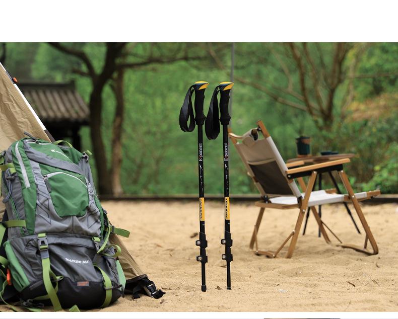 Abuda Outdoor Hiking Poles, Ultra-Light External Lock, 7075 Material, Trekking Poles, Walking Sticks, Walking Poles