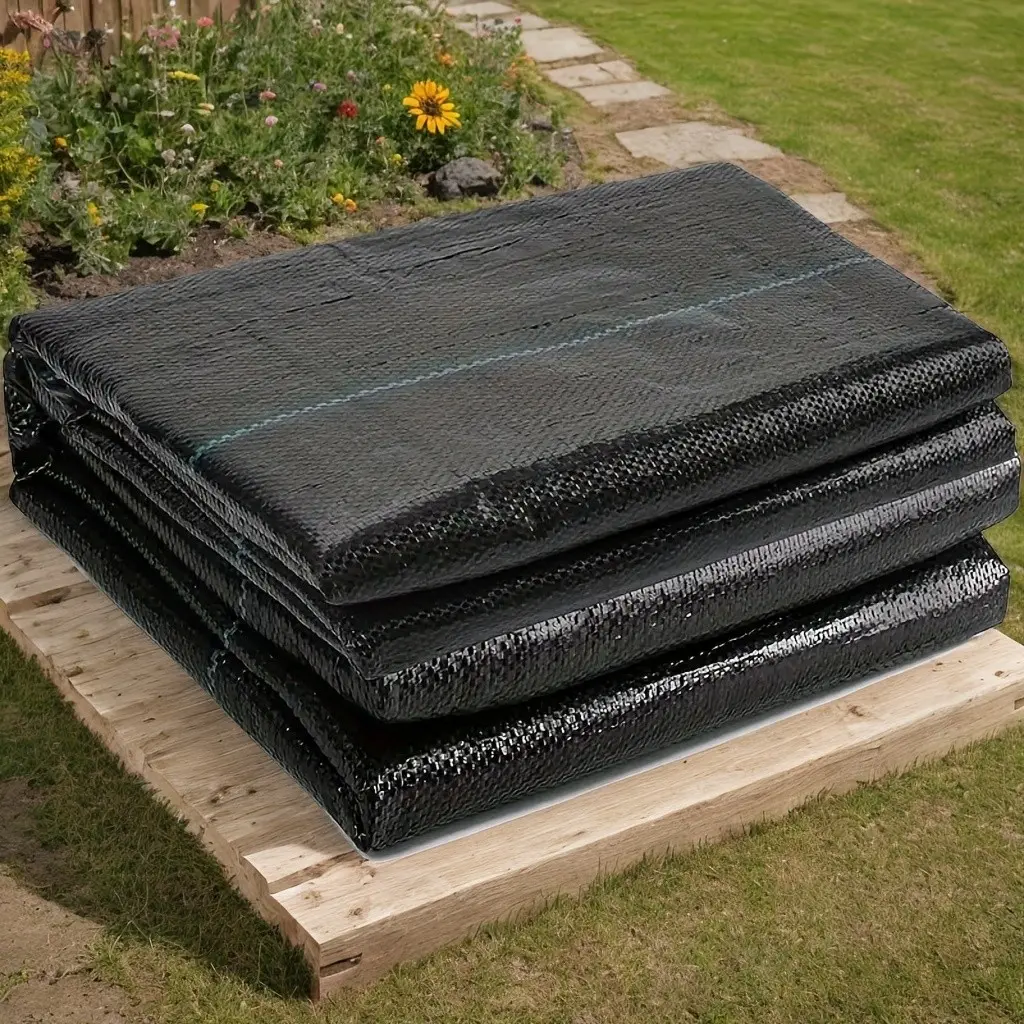 Durable PP Weed Barrier, 1 Piece Landscape Cloth for Garden, Vegetable Plots, Lawn Maintenance, Agricultural Ground Cover