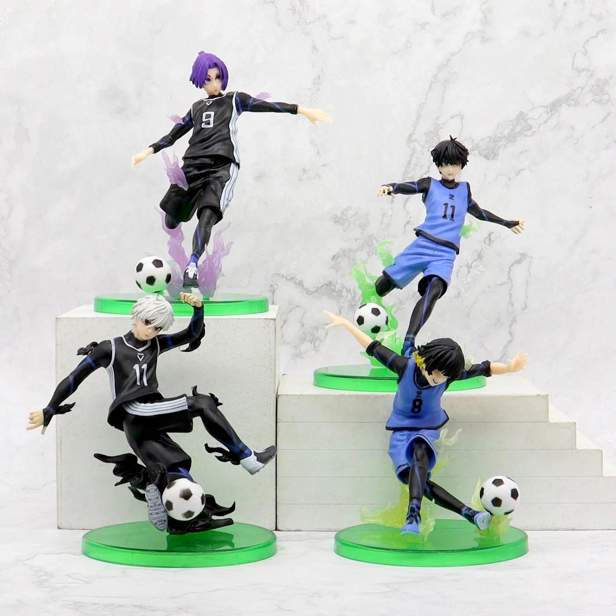 Captain Tsubasa Anime Figures Doll Isagi Yoichi Nagi Seishiro Bachira Meguru Mikage Reo Action  Model Toys for Children Gift