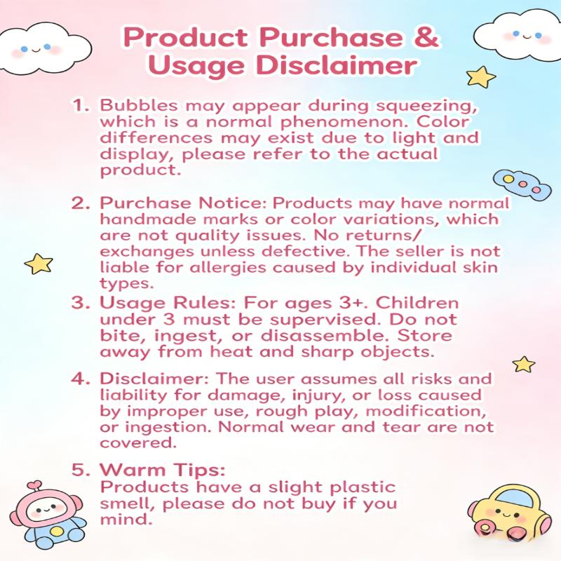 1-pack/4-Pack Gummy Bear Squishy Toys Jelly Filled Sensory Stress Relief Set