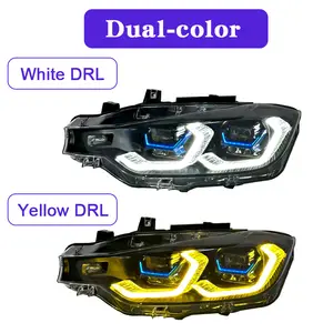 Suitable for BMW Series 3 F30 headlight assemblies, models 13-18, for retrofitting with new LED lens headlights on the F35 model.