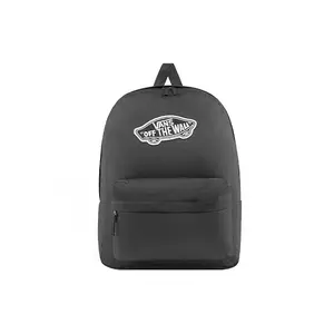Vans Cotton Backpack for Men and Women – Casual Unisex Shoulder Bag in Black
