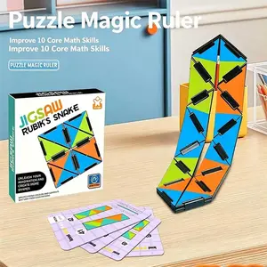 Transformable Magic Stick Puzzle Toy, Creative Geometric Shapes, Logic & Focus Training, Spatial Imagination, Birthday Gift for Kids Aged 3+, Parent-Child Game