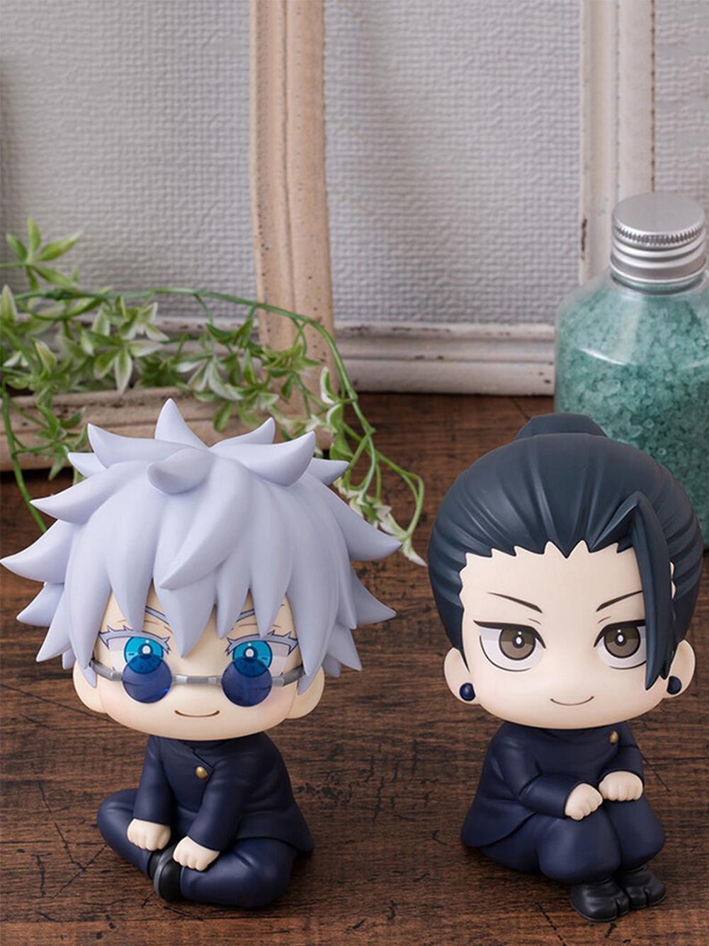 Hot Sells JJK series Anime Figure mini Gojo doll Geto Suguru Look up Action Figure Anime Plush PVC Collector Toy Model Gift