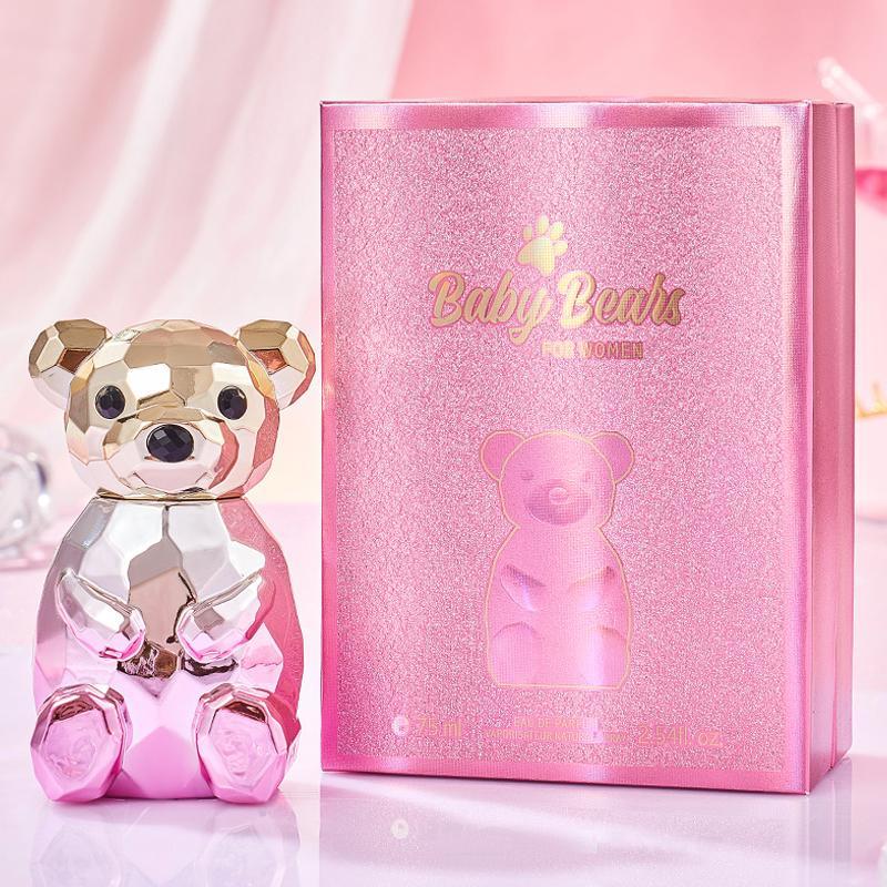 Women's Cute Bear Design Perfume EDP Sprays, 1 Box Elegant Refreshing Fragrance for Women, Trendy Perfume for Party and Daily Life